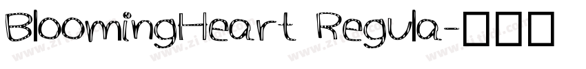 BloomingHeart Regula字体转换
